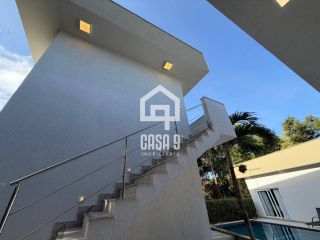 Casa a venda mobiliada com 8 suítes no condomínio Quintas das Lagoas com acesso ao mar pela ponte em Itacimirim Bahia