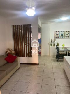 Apartamento duplex com 3 suítes pé na areia e mobiliado a venda em Itacimirim Bahia