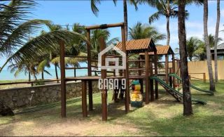 Apartamento duplex com 3 suítes pé na areia e mobiliado a venda em Itacimirim Bahia