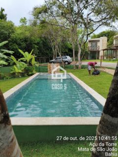 Casa a venda com 2 suítes próximo da Lagoa Aruá na região de Praia do Forte Bahia