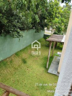 Casa a venda com 2 suítes próximo da Lagoa Aruá na região de Praia do Forte Bahia