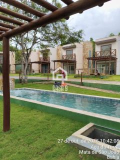 Casa a venda com 2 suítes próximo da Lagoa Aruá na região de Praia do Forte Bahia