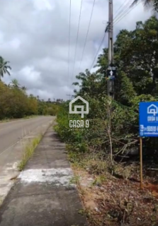 Terreno plano na avenida principal do loteamento Mar Azul a venda em Imbassai Bahia