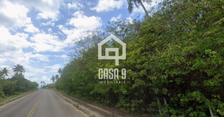 Terreno plano na avenida principal do loteamento Mar Azul a venda em Imbassai Bahia