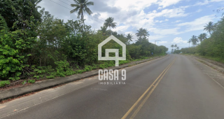 Terreno plano na avenida principal do loteamento Mar Azul a venda em Imbassai Bahia