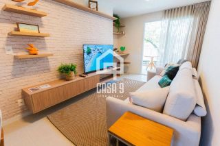 Apartamento novo a venda com 2 quartos e piscina de areia no condomínio Palm Beach em Guarajuba Bahia