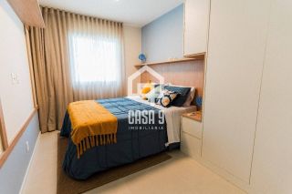 Apartamento novo a venda com 2 quartos e piscina de areia no condomínio Palm Beach em Guarajuba Bahia