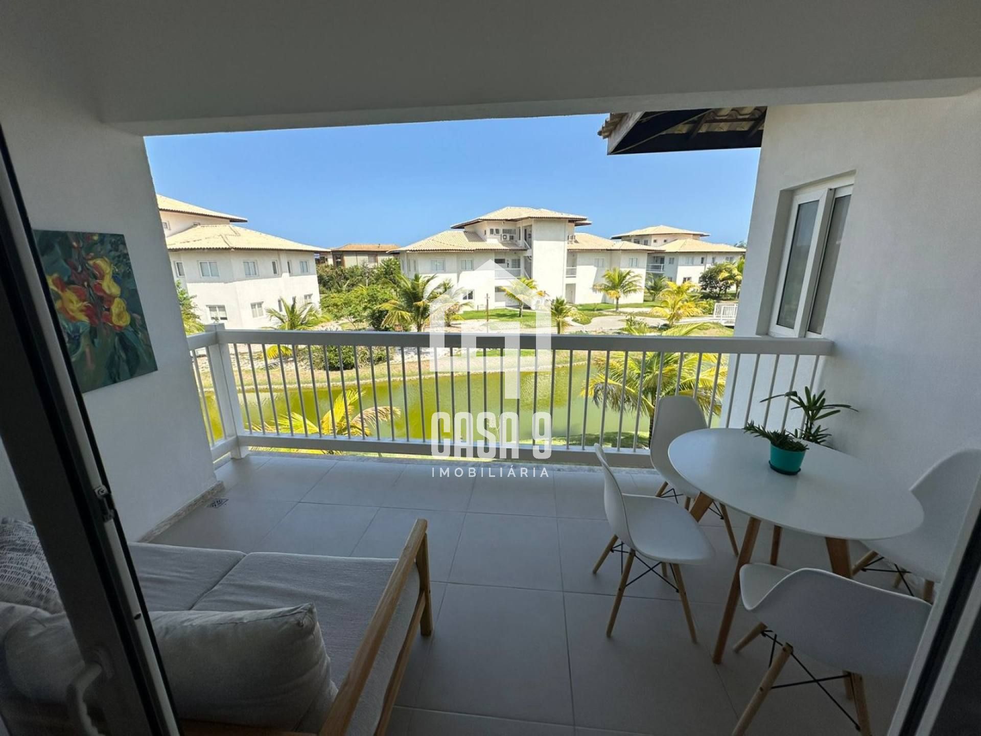 Apartamento superior 91 m² mobiliado a venda no Village dos Ipes condomínio Piscinas Naturais Praia do Forte Bahia