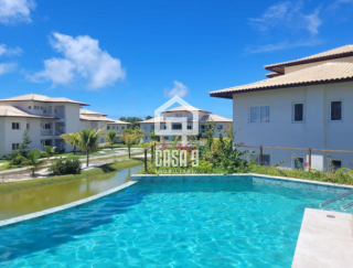 Apartamento superior 2 quartos reversível para 3 a venda no Village dos Ypes condomínio Piscinas Naturais Praia do Forte Bahia