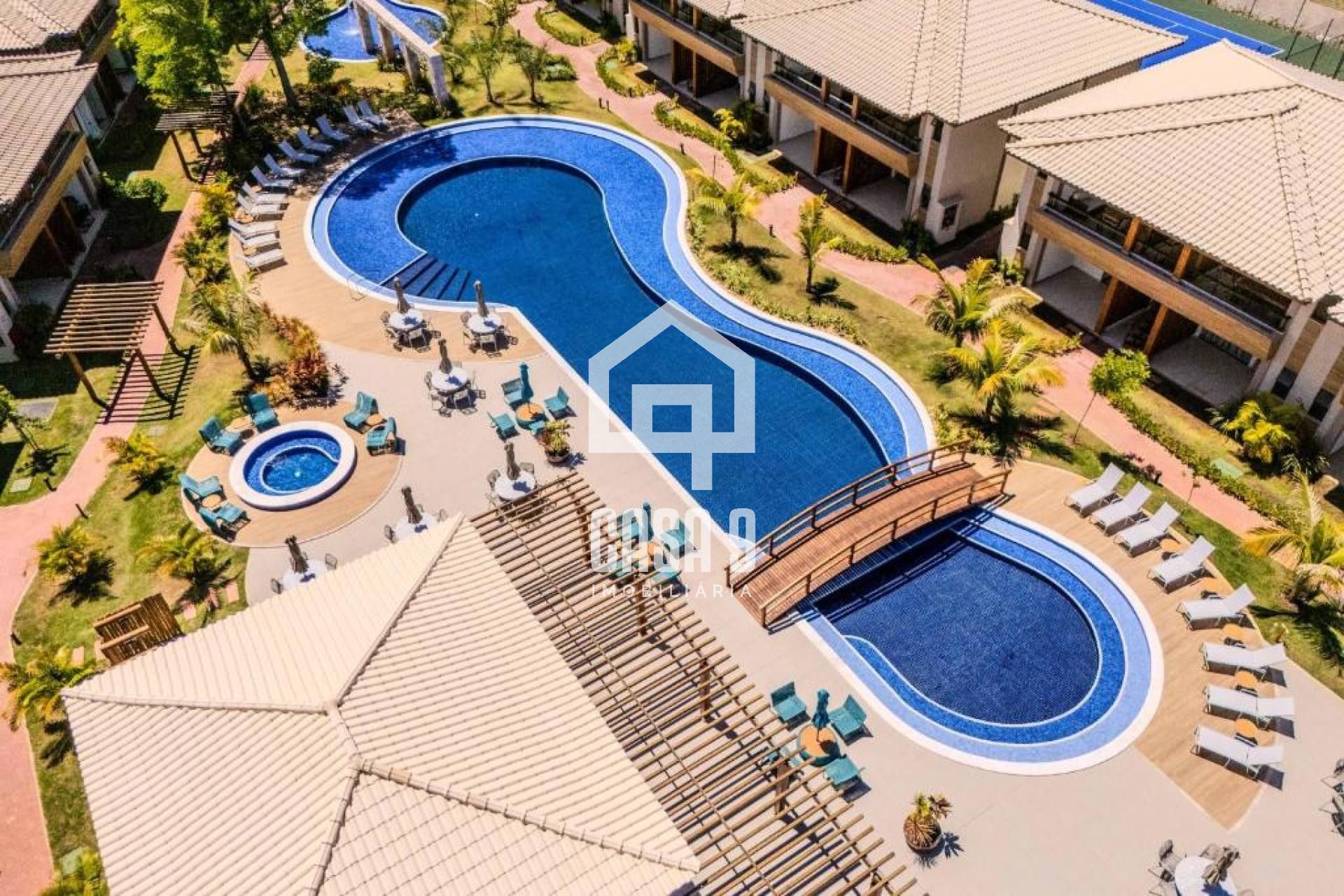 Apartamento térreo com 2 suítes a venda no condomínio Bioflora Residence em Itacimirim Bahia