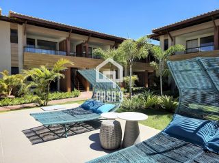 Apartamento térreo com 2 suítes a venda no condomínio Bioflora Residence em Itacimirim Bahia