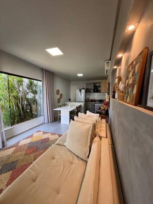 Apartamento térreo a venda com 2 suítes mobiliado em Itacimirim Bahia