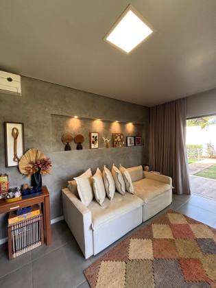 Apartamento térreo a venda com 2 suítes mobiliado em Itacimirim Bahia