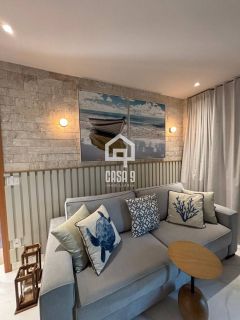 Apartamento mobiliado com 3 quartos pé na areia à venda em Itacimirim Bahia