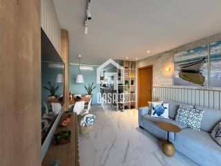 Apartamento mobiliado com 3 quartos pé na areia à venda em Itacimirim Bahia