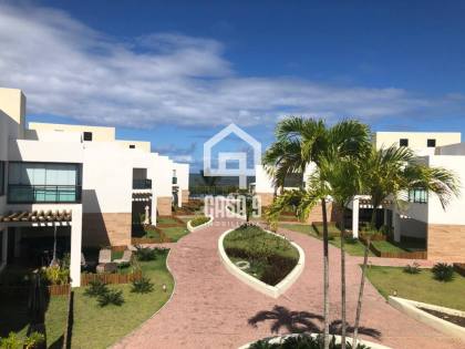 Apartamento mobiliado com 3 quartos pé na areia à venda em Itacimirim Bahia