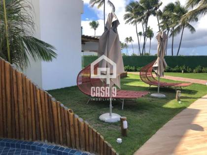 Apartamento mobiliado com 3 quartos pé na areia à venda em Itacimirim Bahia