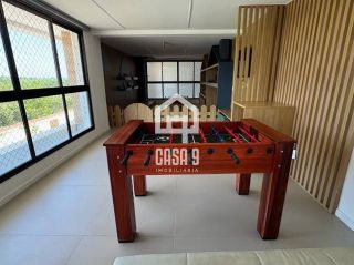 Apartamento térreo mobiliado com 3 quartos pé na areia à venda em Itacimirim Bahia