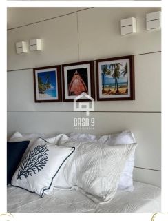 Apartamento a venda com 3 quartos mobiliado pé na areia em Itacimirim Bahia