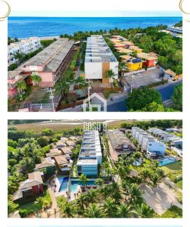 Apartamento a venda com 3 quartos mobiliado pé na areia em Itacimirim Bahia