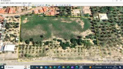 Área com 18.232,37 mil² frente mar em Barra de Itariri Conde Bahia