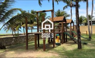 Apartamento duplex com 3 suítes pé na areia e mobiliado a venda em Itacimirim Bahia