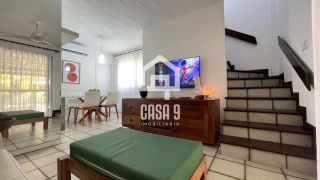 Apartamento duplex com 3 suítes pé na areia e mobiliado a venda em Itacimirim Bahia