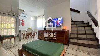 Apartamento duplex com 3 suítes pé na areia e mobiliado a venda em Itacimirim Bahia