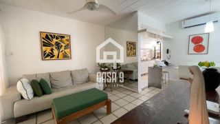 Apartamento duplex com 3 suítes pé na areia e mobiliado a venda em Itacimirim Bahia