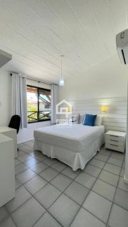 Apartamento duplex com 3 suítes pé na areia e mobiliado a venda em Itacimirim Bahia