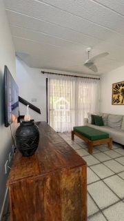 Apartamento duplex com 3 suítes pé na areia e mobiliado a venda em Itacimirim Bahia