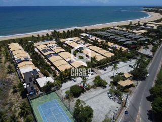 Apartamento duplex com 3 suítes pé na areia e mobiliado a venda no condominio Vilas da Praia em Itacimirim Bahia
