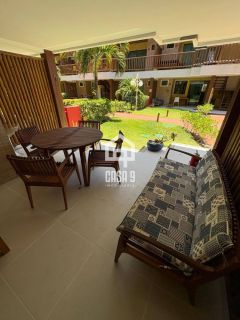 Apartamento térreo mobiliado 02 suítes pé na areia na Praia da Espera em Itacimirim Bahia