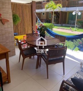 Apartamento térreo mobiliado 02 suítes pé na areia na Praia da Espera em Itacimirim Bahia