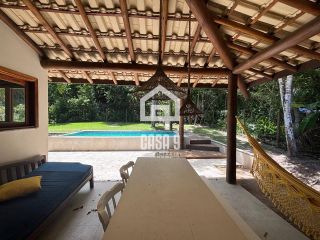 Casa térrea 03 quartos com Piscina Privativa pra locação anual no Condomínio Fazenda Praia do Forte Bahia