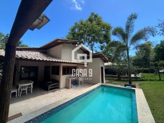 Casa térrea 03 quartos com Piscina Privativa pra locação anual no Condomínio Fazenda Praia do Forte Bahia