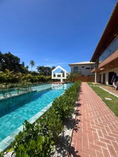 Apartamento superior com varanda novo a venda com 2 suítes em Imbassai Bahia