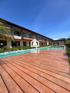 Apartamento superior com varanda novo a venda com 2 suítes em Imbassai Bahia