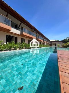 Apartamento superior com varanda novo a venda com 2 suítes em Imbassai Bahia