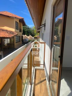 Apartamento superior com varanda novo a venda com 2 suítes em Imbassai Bahia