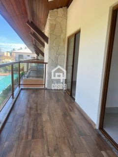 Apartamento superior com varanda novo a venda com 2 suítes em Imbassai Bahia