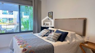 Apartamento garden mobiliado com 3 quartos pé na areia à venda em Itacimirim Bahia