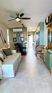 Apartamento garden mobiliado com 3 quartos pé na areia à venda em Itacimirim Bahia