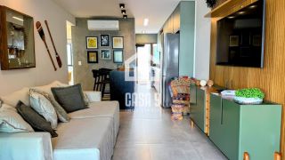 Apartamento garden mobiliado com 3 quartos pé na areia à venda em Itacimirim Bahia