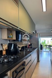 Apartamento garden mobiliado com 3 quartos pé na areia à venda em Itacimirim Bahia