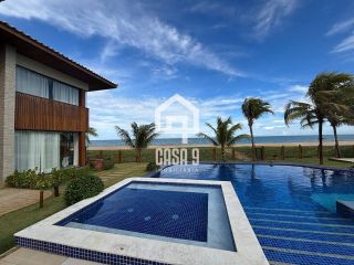 Apartamento térreo nunca habitado pé na areia com 3 suítes a venda no Mamont em Itacimirim Bahia