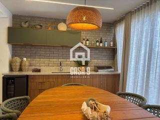 Apartamento térreo mobiliado pé na areia com 3 suítes a venda no Mamont em Itacimirim Bahia