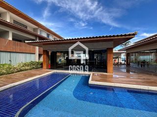 Apartamento térreo nunca habitado pé na areia com 3 suítes a venda no Mamont em Itacimirim Bahia