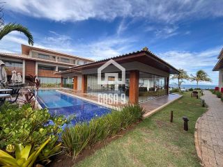 Apartamento térreo nunca habitado pé na areia com 3 suítes a venda no Mamont em Itacimirim Bahia