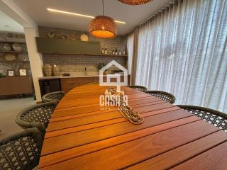 Apartamento térreo mobiliado pé na areia com 3 suítes a venda no Mamont em Itacimirim Bahia